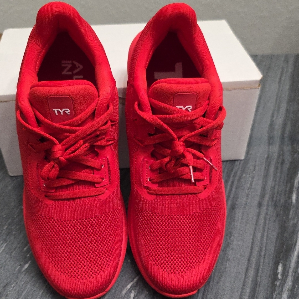 TYR Red Athletic Training Sneakers